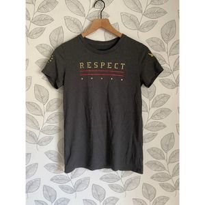 Under Armour Respect Gray T-shirt, Size Youth XS